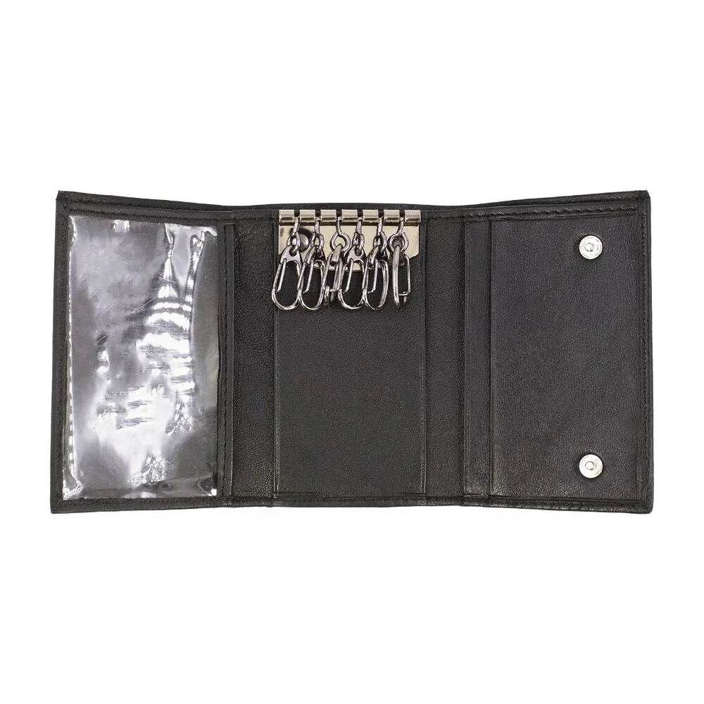 Genuine Leather Keychain Wallet